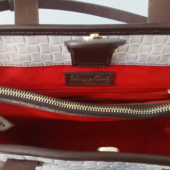 Dooney & Bourke Embossed Leather Shopper w/Accessories - Picture 3 of 6